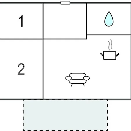 2 Bedroom Gorgeous In Σπίτι διακοπών Gudhjem